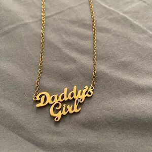 Gold 'Daddy's Girl' Necklace